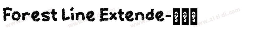 Forest Line Extende字体转换